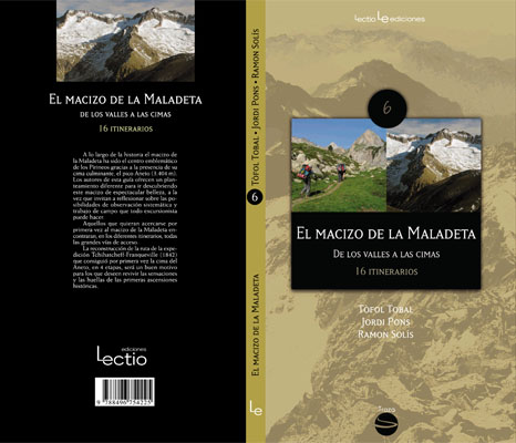 lids of the book "El macizo de la Maladeta"